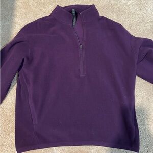 Lululemon soft half zip purple